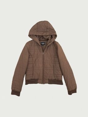 Vintage Guess Lightweight Hooded Puffer Coat
